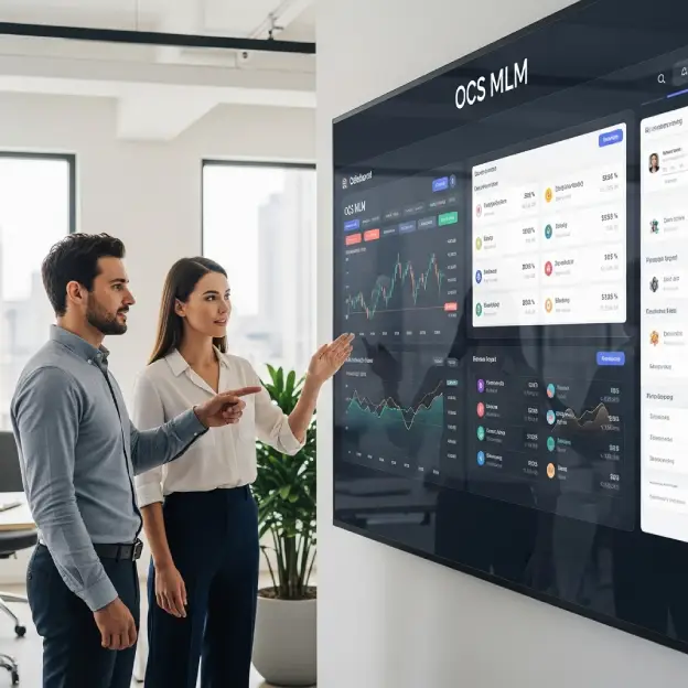 donation mlm plan software meeting with team